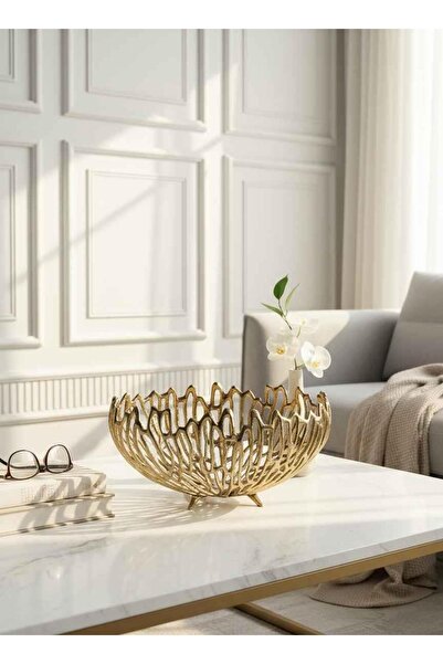 ROSSEV Gondol Antik Eskitme Altın Salon Aksesuarı