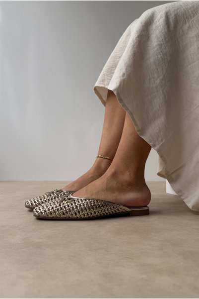 Mupa Shoes Women's Slipper Gold