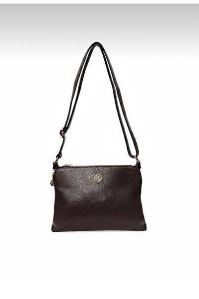 Sanmorris Women's 4-Compartment Quality Faux Leather Shoulder Bag