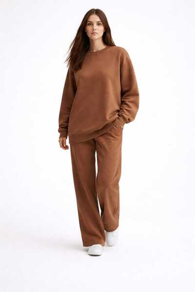 EGZOTİK ASORTİK Brushed Inside Sweat Tracksuit Set