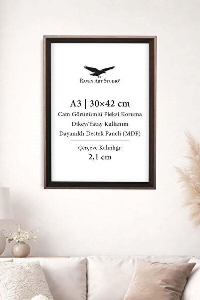 Raven Art Studio Zen A3-30X42Cm Brown Picture Photo Document Poster Document ...