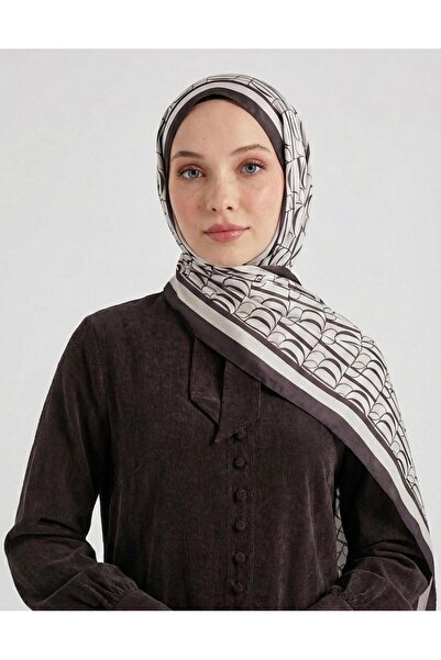 BUSHU İmza Monogram Twill Şal 70x190