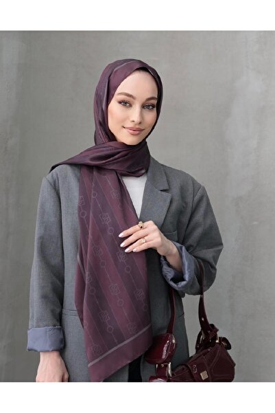 BUSHU Monogram Twill Şal 70x190