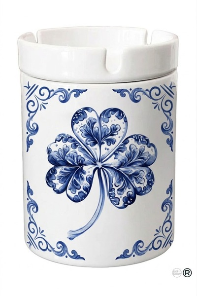 sartre art Blue Blanc Serisi Dört Yapraklı Yonca Tasarımlı Hediyelik Kokusuz ...