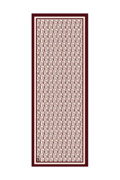 BUSHU İmza Monogram Twill Şal 70x190