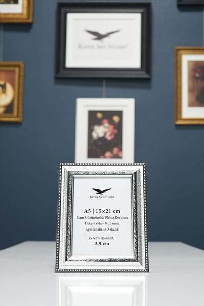 Raven Art Studio Olden A5-15x21cm srebrni okvir za slike, fotografije, dokume...