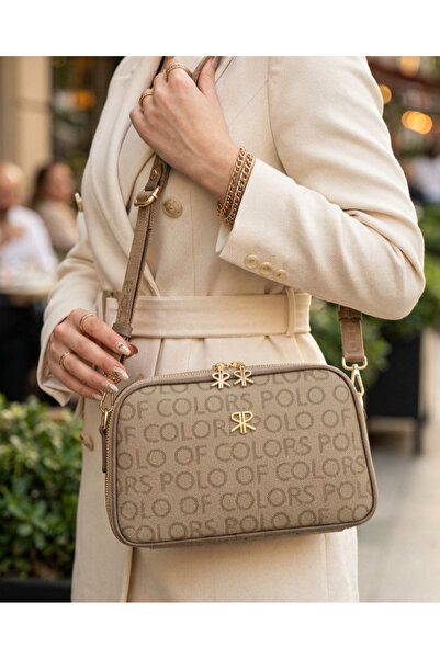 Çanta Trend Geantă de umăr pentru femei Polo Of Colors, cu 5 ochi, din piele ...