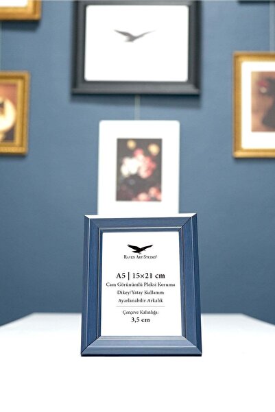 Raven Art Studio Neo A5-15x21cm Albastru închis pentru imagini, fotografii, d...