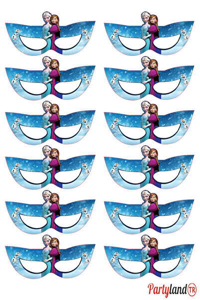 PartylandTR Frozen 12'li Karton Gözlük Seti