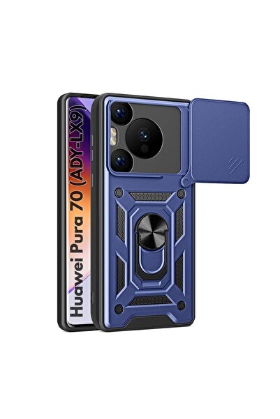 HANPORIUM حافظة هواوي بورا 70 المتوافقة مع الهاتف - غطاء خارجي مدرع للحماية ا...