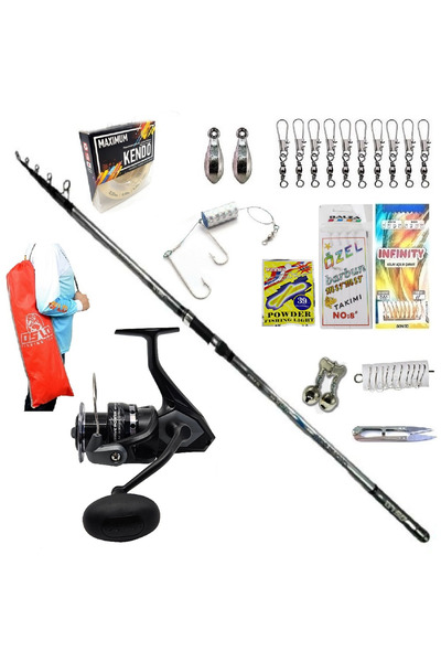 Kendo Okuma Wave Power 8000 420cm 70-250gr Oslo Crome Profesyonel Kıyı Olta T...