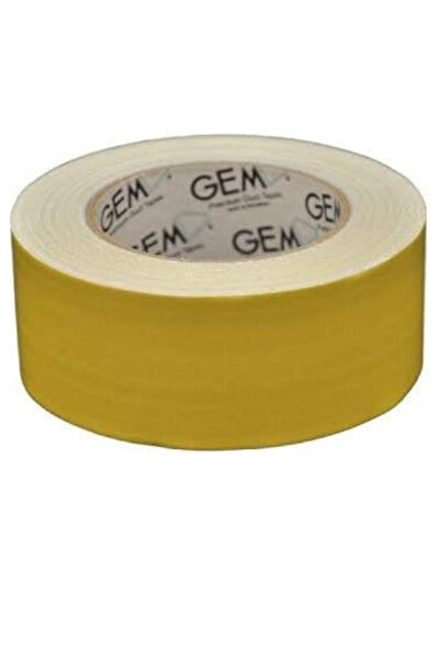 GEM Premium Duct Tape 75mm x 25m Strong Adhesive Yellow