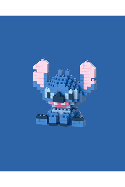 Bricks Premium Stitch Nano Blok Seti Sevgiliye Özel Tek Karakter Yapboz Dekor...