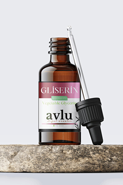 Avlu Doğal Ürünler Pure Vegetable Glycerin 99.5% Purity 20 ml |   Glass Dropp...