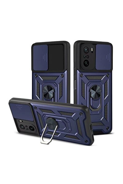 HANPORIUM حافظة تانك متوافقة مع Redmi K40 Pro - غطاء خارجي مدرع للحماية الإضا...