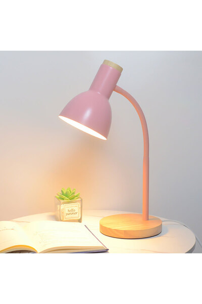 Generic Lampshade with Burgundy Metal Body Living Room Lighting Decorative Ta...