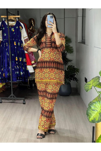 MYSMAR طقم خيوط رايون بني - HRT5422 | بني