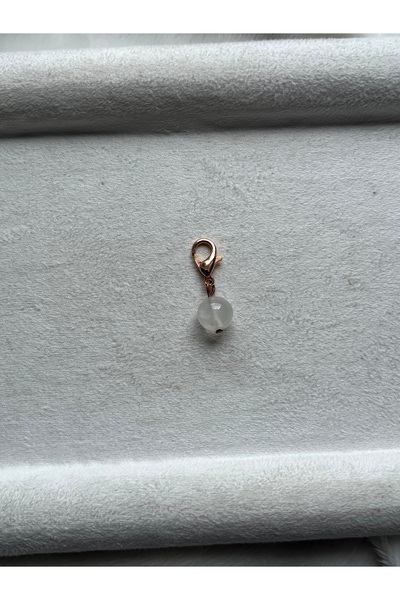 Pel Design 8 mm Selenite Stone Removable Charm Handmade Compatible with Heral...