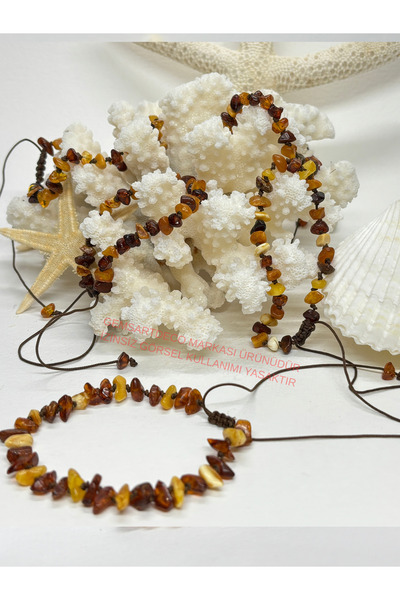 gemsartdeco Amber Bracelet with Cord Special Design