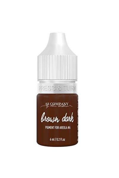 AS COMPANY Brown Dark 6 ml AREOLA KAMUFLAJ PİGMENT