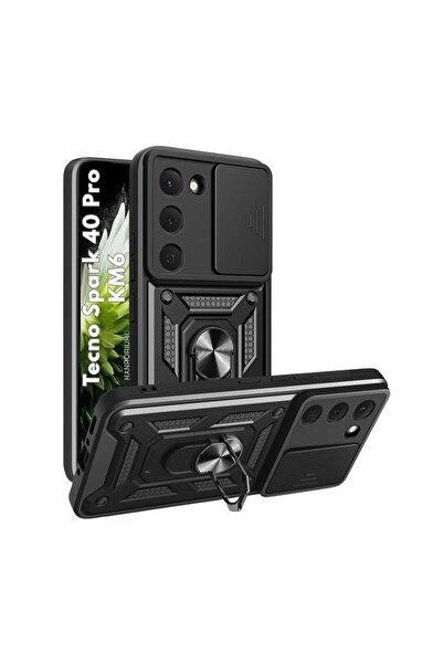 HANPORIUM حافظة تكنو سبارك 40 برو المتوافقة مع الهاتف - غطاء خارجي مدرع للحما...