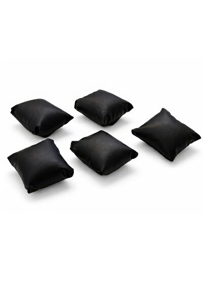 Chavin 5Pcs No Trace Black Leather Hours Wristband Cushion Jewelry Box Replac...