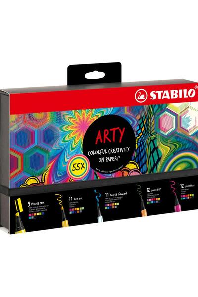 Stabilo Kreatif Keçe Uçlu Set Arty 55 Li 77/6-3-20