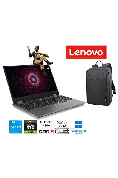 LENOVO Loq i5 83GS00PDTR Intel CoreI5-12600HX 8gb 512GB SSD RTX3050-6GB 15.6"...