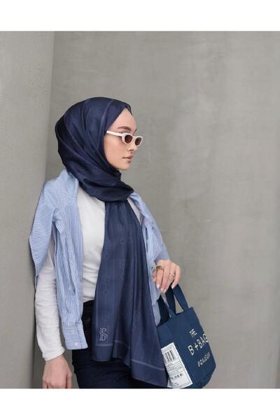 BUSHU Monogram Twill Şal 70x190