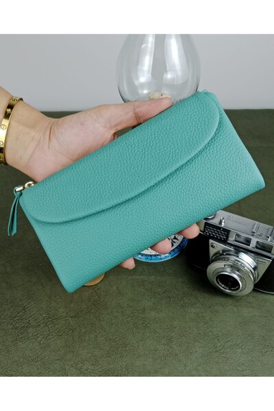 EDO TULUM MODEL TELEFON BÖLMELİ KADIN CÜZDAN