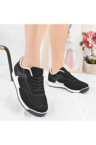 Tmall Pantofi sport pentru femei, material textil, D1495, negru