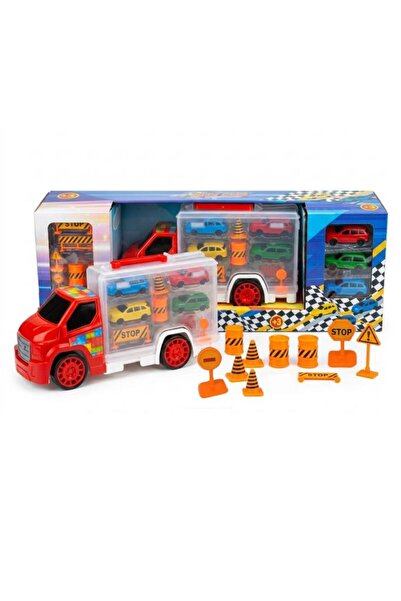 Tıfıl Toys شاحنة لعبة مع مجموعة مرور مكونة من حقيبة قطع