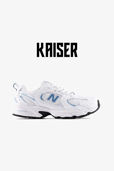 New Balance 530 Lifestyle Unisex Çocuk Beyaz Mavi Spor Ayakkabı