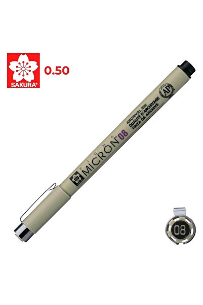 Sakura Pıgma Mıcron 08 0.5 MM Siyah XSDK08