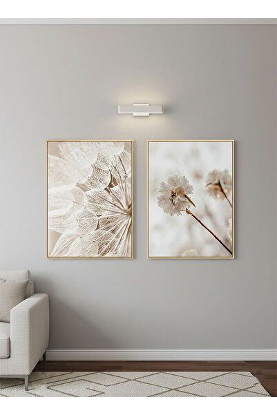 Linacci Dvostruki zlatni metalni okvir, set za slikanje na staklenom posteru ...