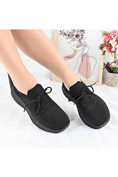 Tmall Pantofi sport pentru femei, material textil, D1491, negru