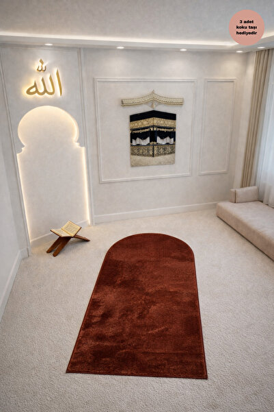 Modernsoft Kiremit Yumuşak Seccade Lüks Kaymaz Taban Namazlık Şık Modern Çeyi...