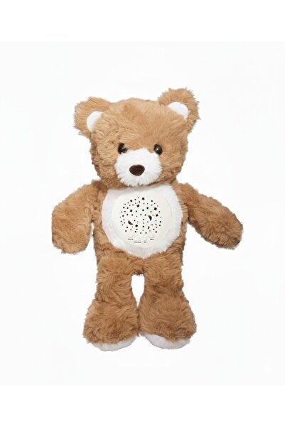 TOY LAND دمية دب وبري للنوم للأطفال، مزودة بجهاز عرض ضوئي وموسيقى هادئة، لعبة...