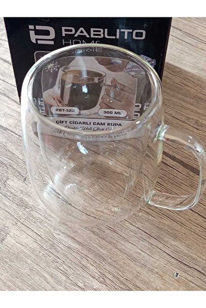 PABLİTO كوب مزدوج من خشب الأرز