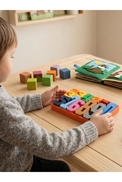 NEXUSS DESIGN Renkli Sayılar Eğitici Oyuncak – Çocuklar İçin Sayı Öğrenme Puz...
