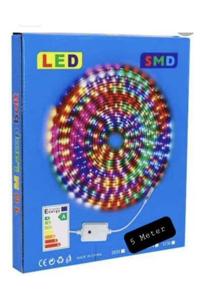 ELTRAZONE حبل إضاءة نيون LED مرن مقاوم للماء بطول 5 أمتار مزود بمصابيح LED مت...