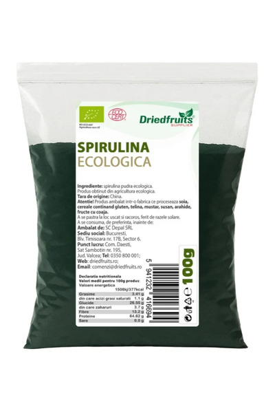 Driedfruits Spirulina pudra - 100 g