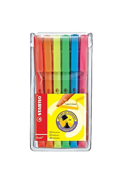 Stabilo هايلايتر فلاش 6 قطع 555/6