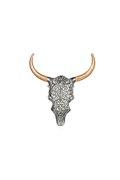 VERUM CASA Decoraţiune de perete LACEBULL argintiu 60 cm