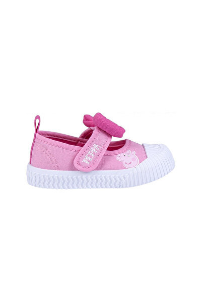 Peppa Pig Canvas shoes with Velcro and bow 21 EU Pink