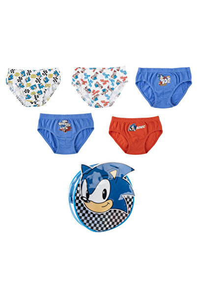 Sonic 5-pack cotton underwear set 92-98 cm 2-3 years Blue