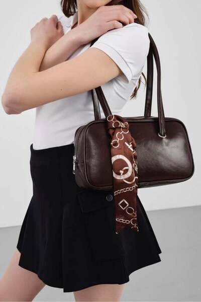 Septemmart Pia Model Women Leather El and Shoulder Bag