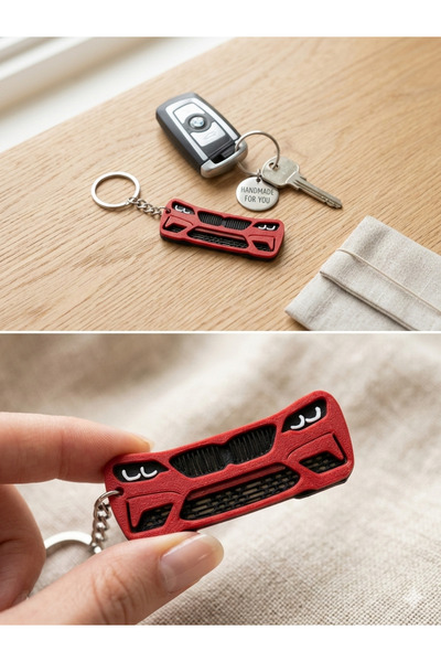 Lambbos بي إم دبليو إم2 إم3 سلسلة مفاتيح أحمر