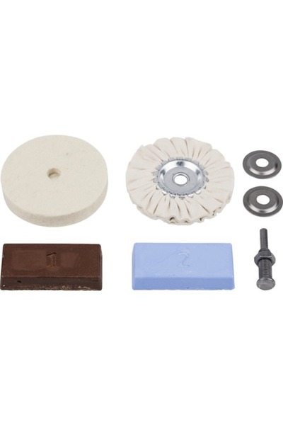 Wolfcraft Set de polisat Wolfcraft, 5 piese