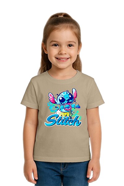 SEDİRLİ تي شيرت للأطفال من الجنسين من ستيتش مطبوع مصنوع من قماش قطني ممشط قطن...